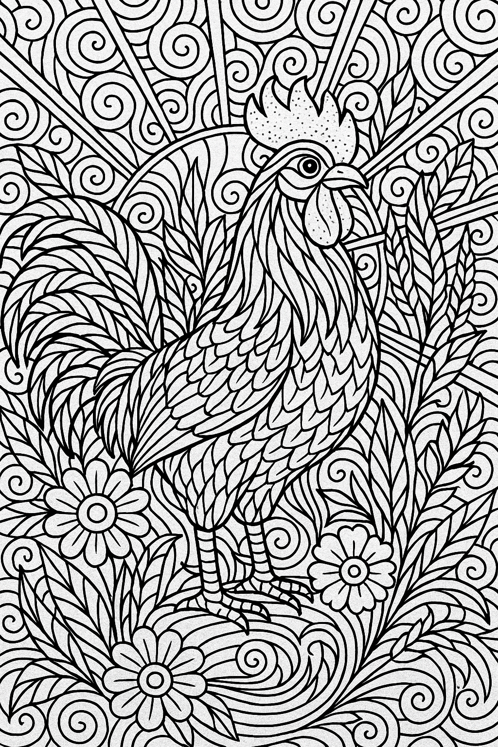 Doodle Palooza: An Animal-Themed Coloring Adventure of Whimsical Doodle Patterns (Copy)