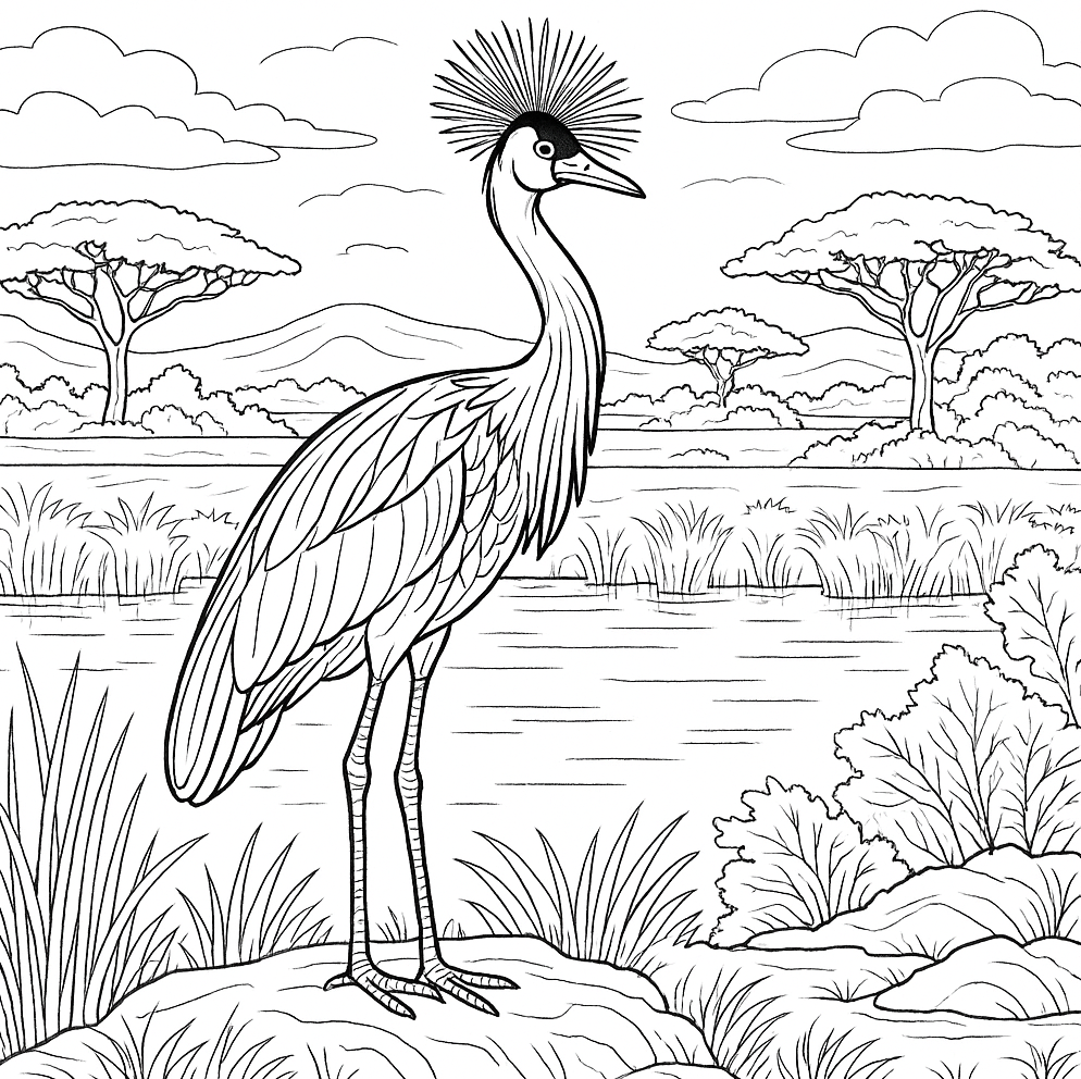 Oh Africa!: A Beautiful Wildlife Coloring Journey