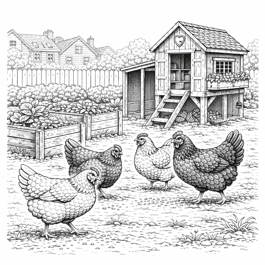 The Art of Chickens: A Detailed Adult Coloring Book of Breeds, Barnyards and Farm Traditions