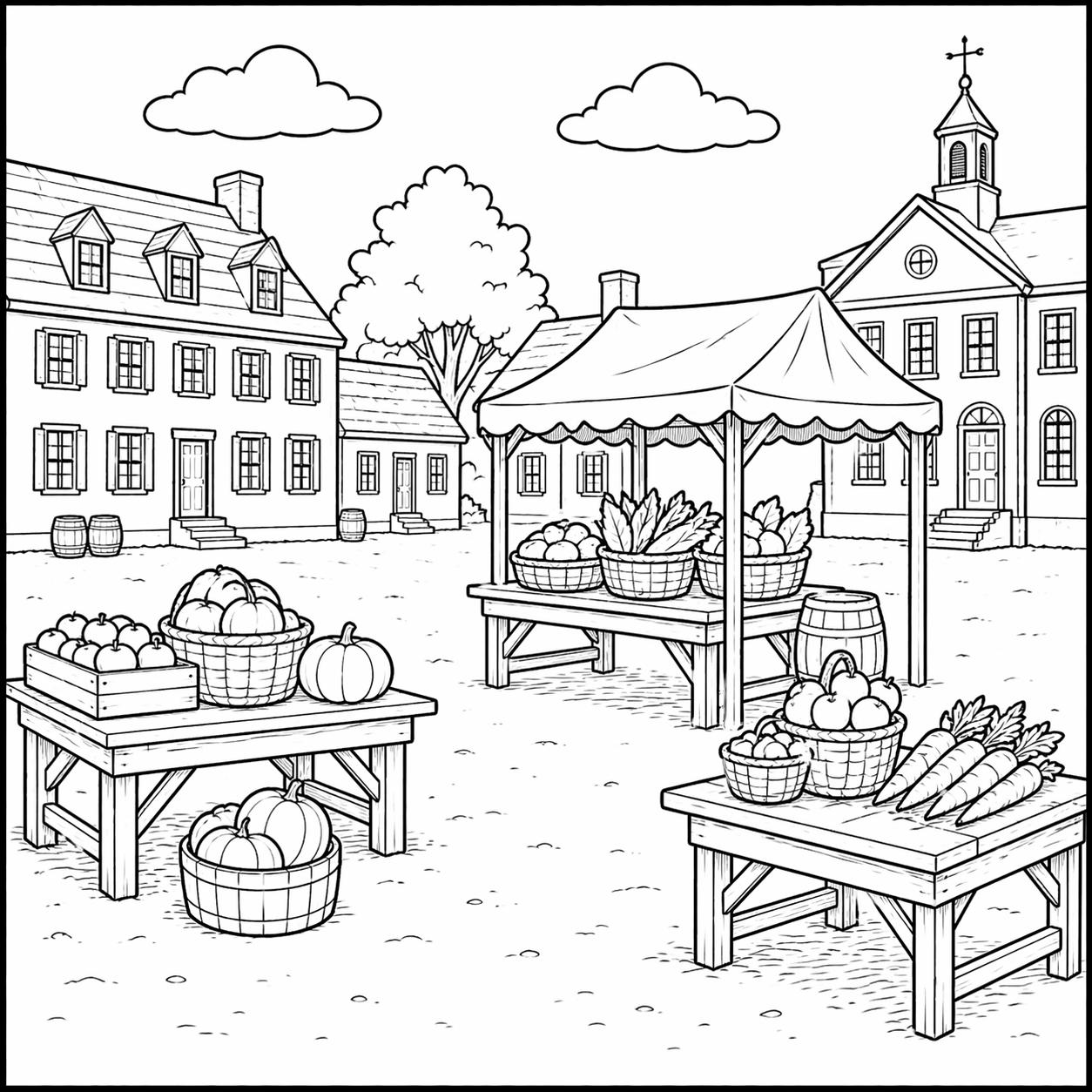 Colonial Williamsburg Coloring Book Wholesale 6 Pack