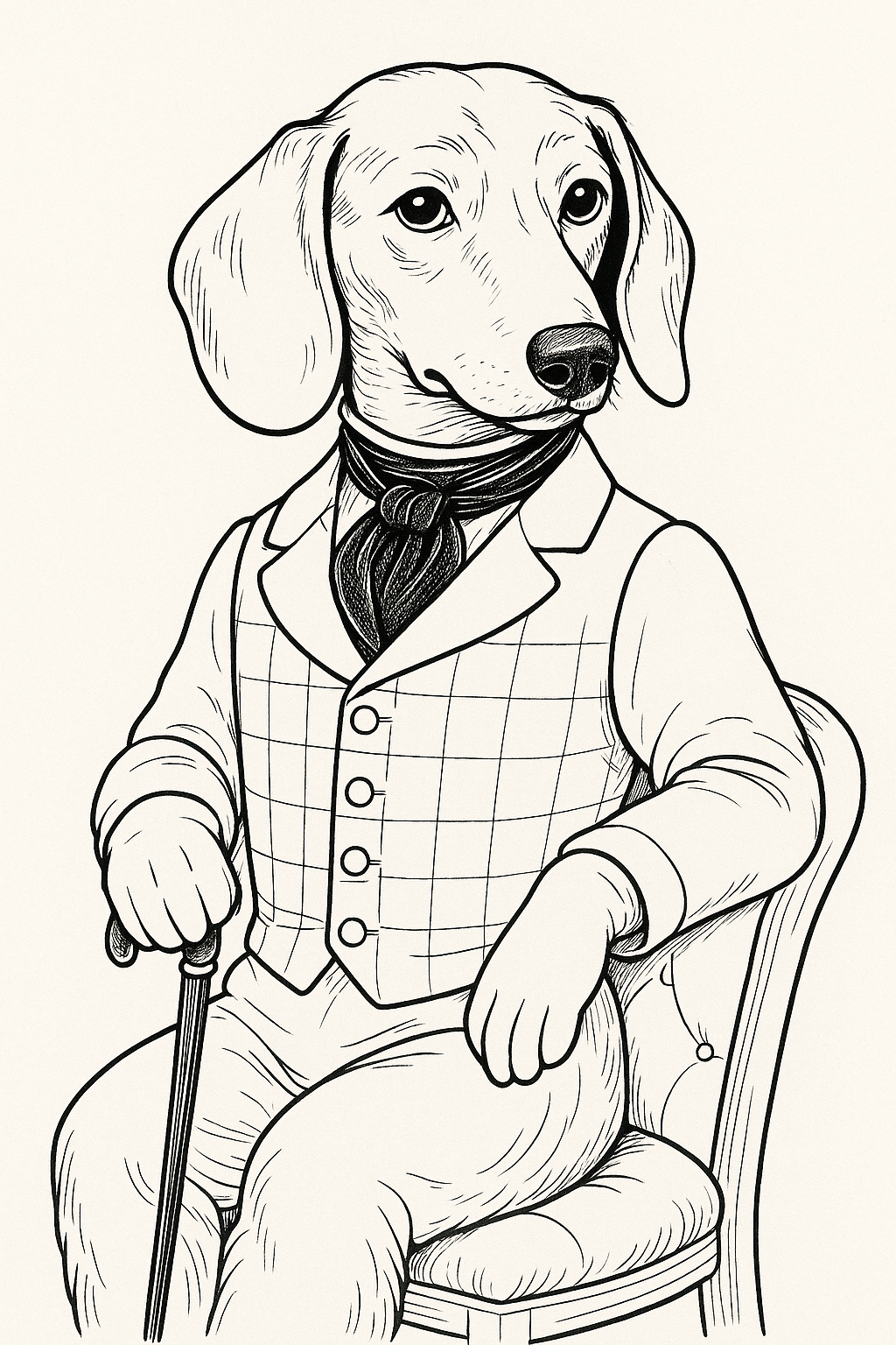 THE VICTORIAN ANIMAL SOCIETY COLORING BOOK: Aristocratic Animals in Elegant Attire
