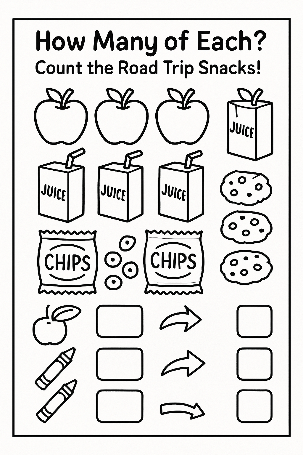 ARE WE THERE YET? A Road Trip Coloring Book for Kids Ages 6β8 (Copy)