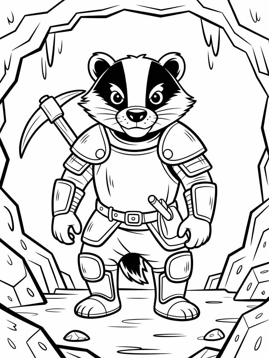 BEASTS OF BATTLE: An Animal Armor Coloring Adventure