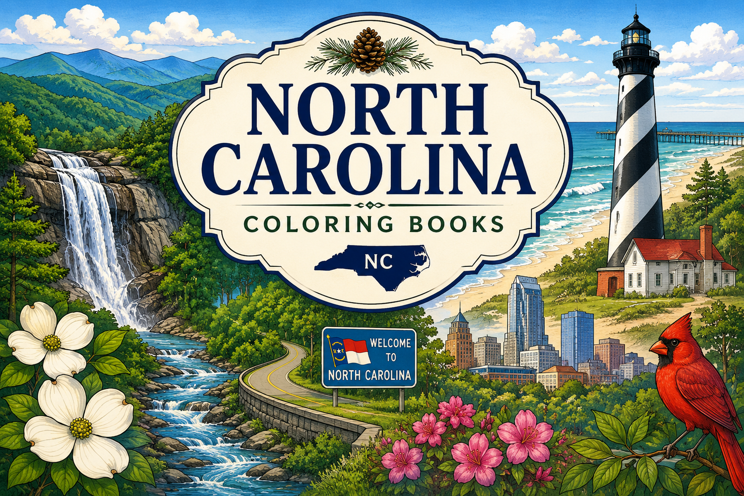 North Carolina Coloring Books