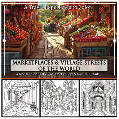 TRAVEL COLORING BOOKS