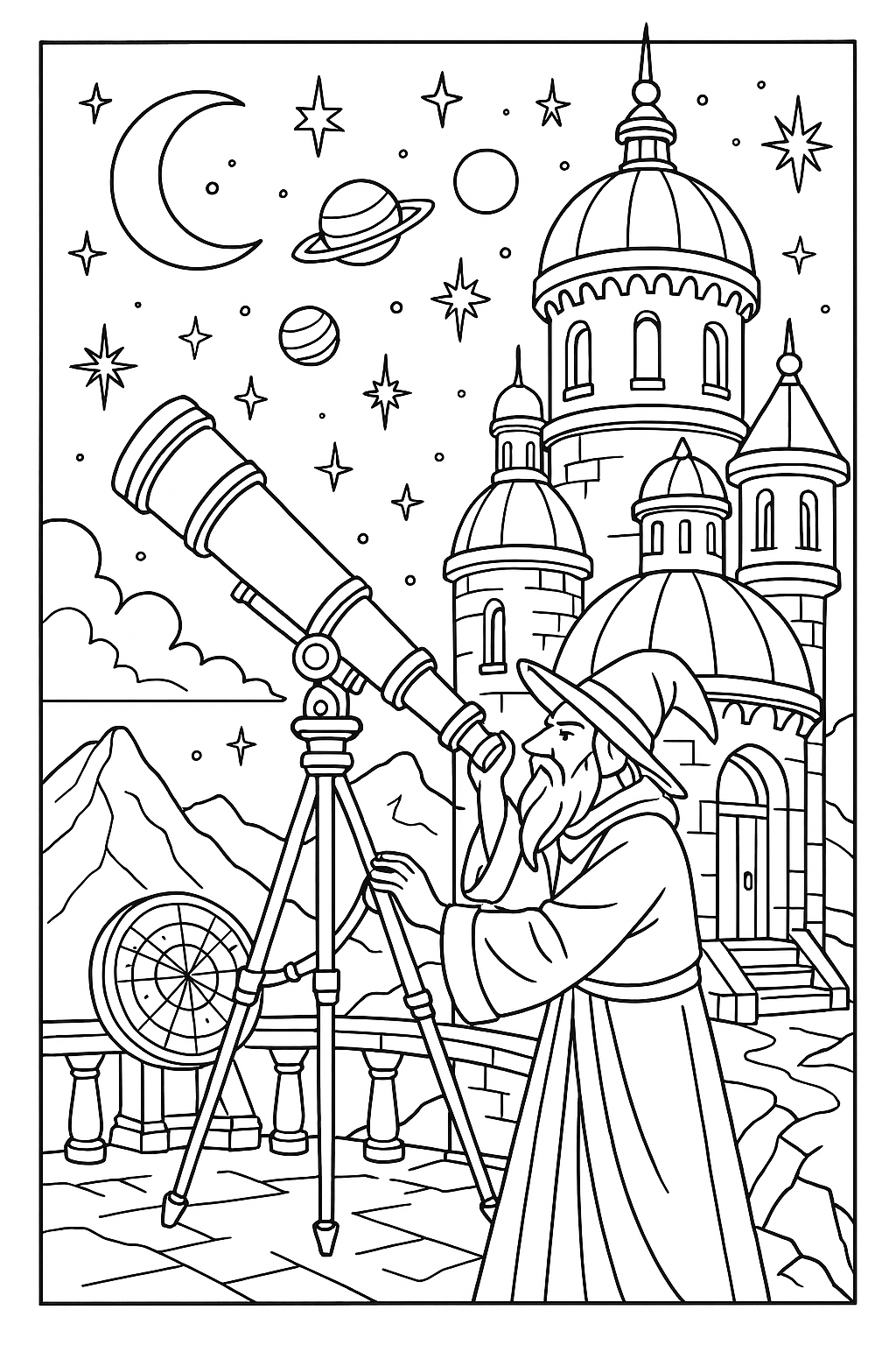 The Book of Lore: Mystical Realms to Color