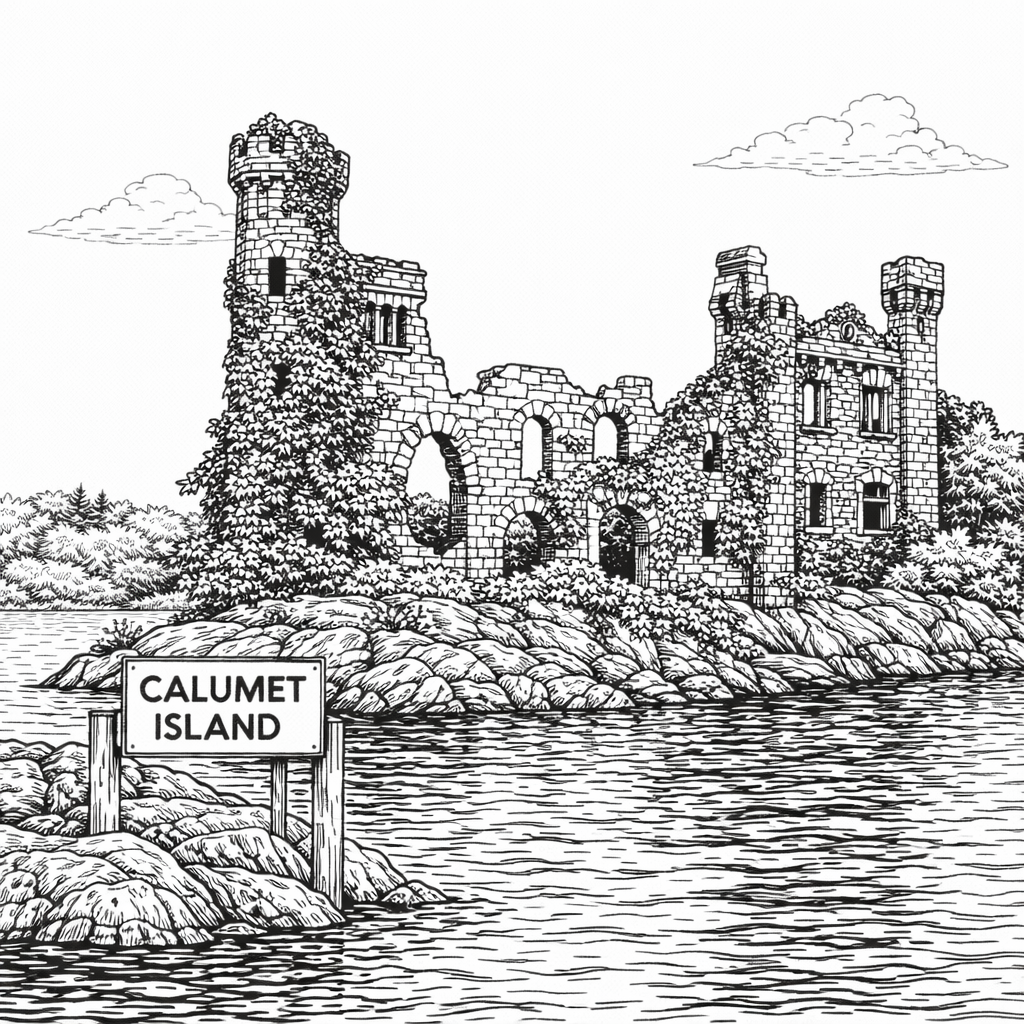 Thousand Islands Coloring Book