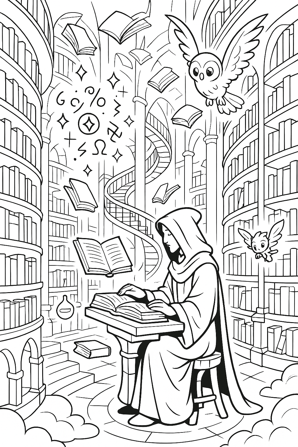 The Book of Lore: Mystical Realms to Color