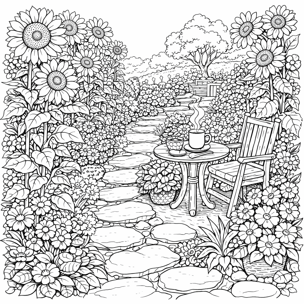 Morning Gladness Coloring Book
