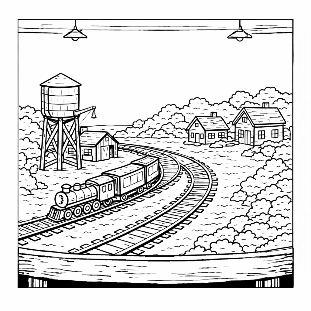 Model Trains and Scenic Layouts