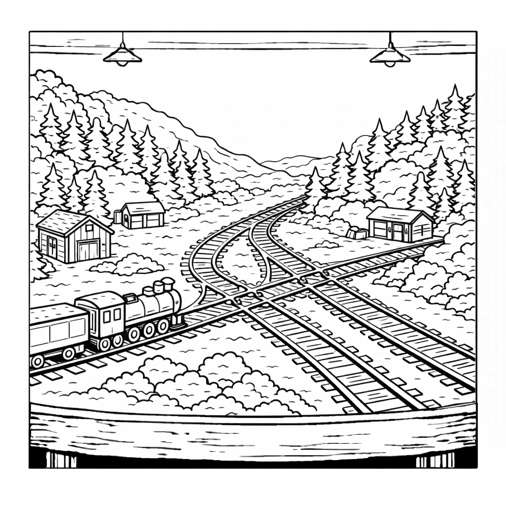 Model Trains and Scenic Layouts