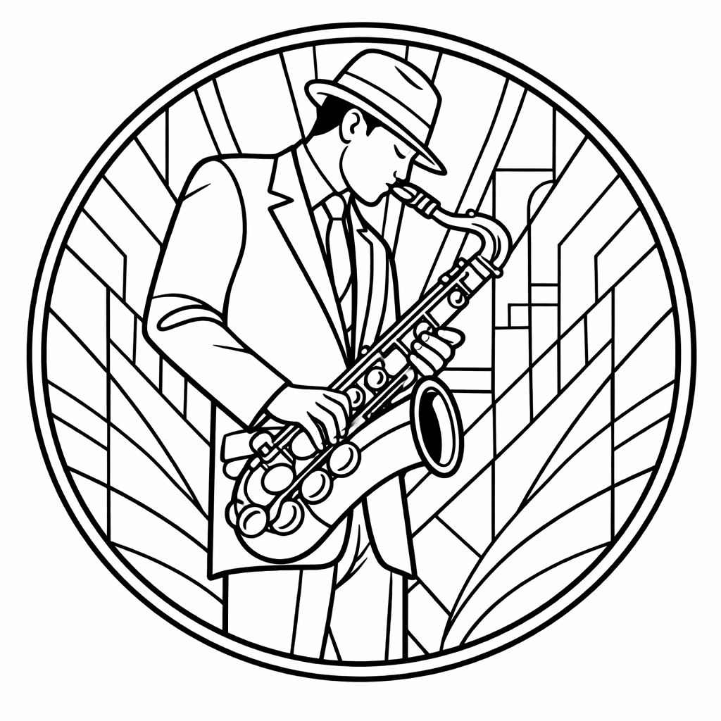 Art Deco Coloring Book