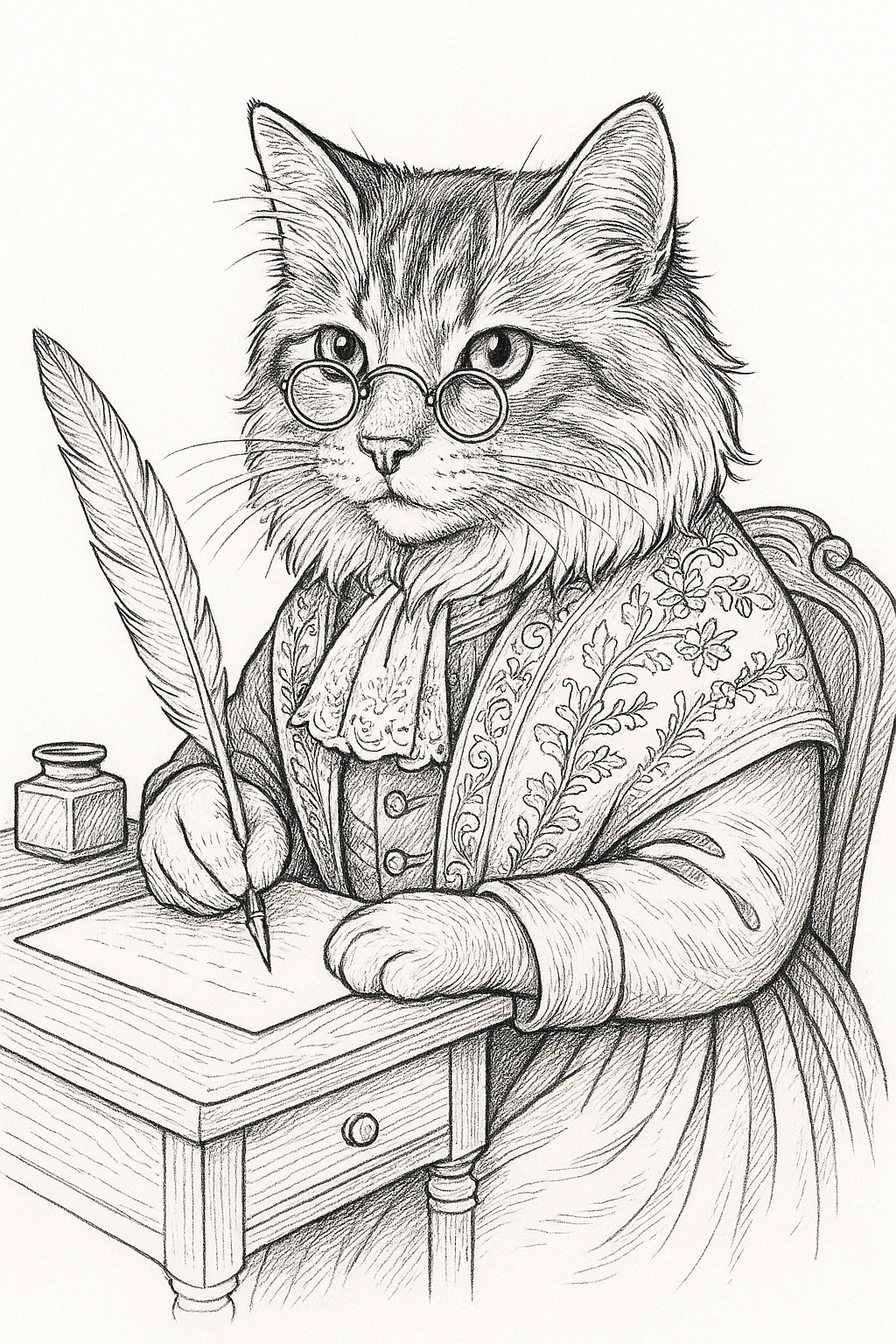 The Victorian Animal Society Coloring Book