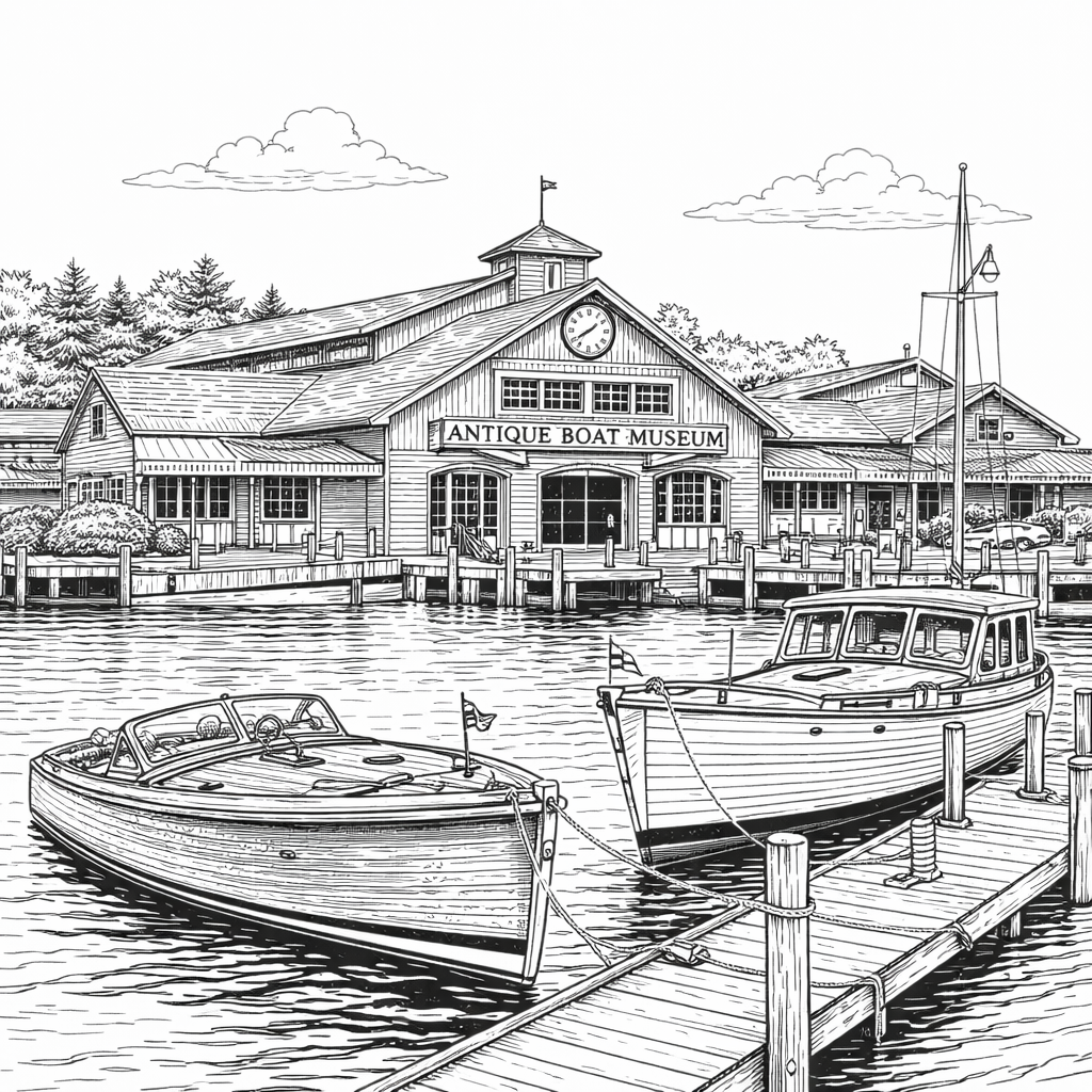 Thousand Islands Coloring Book