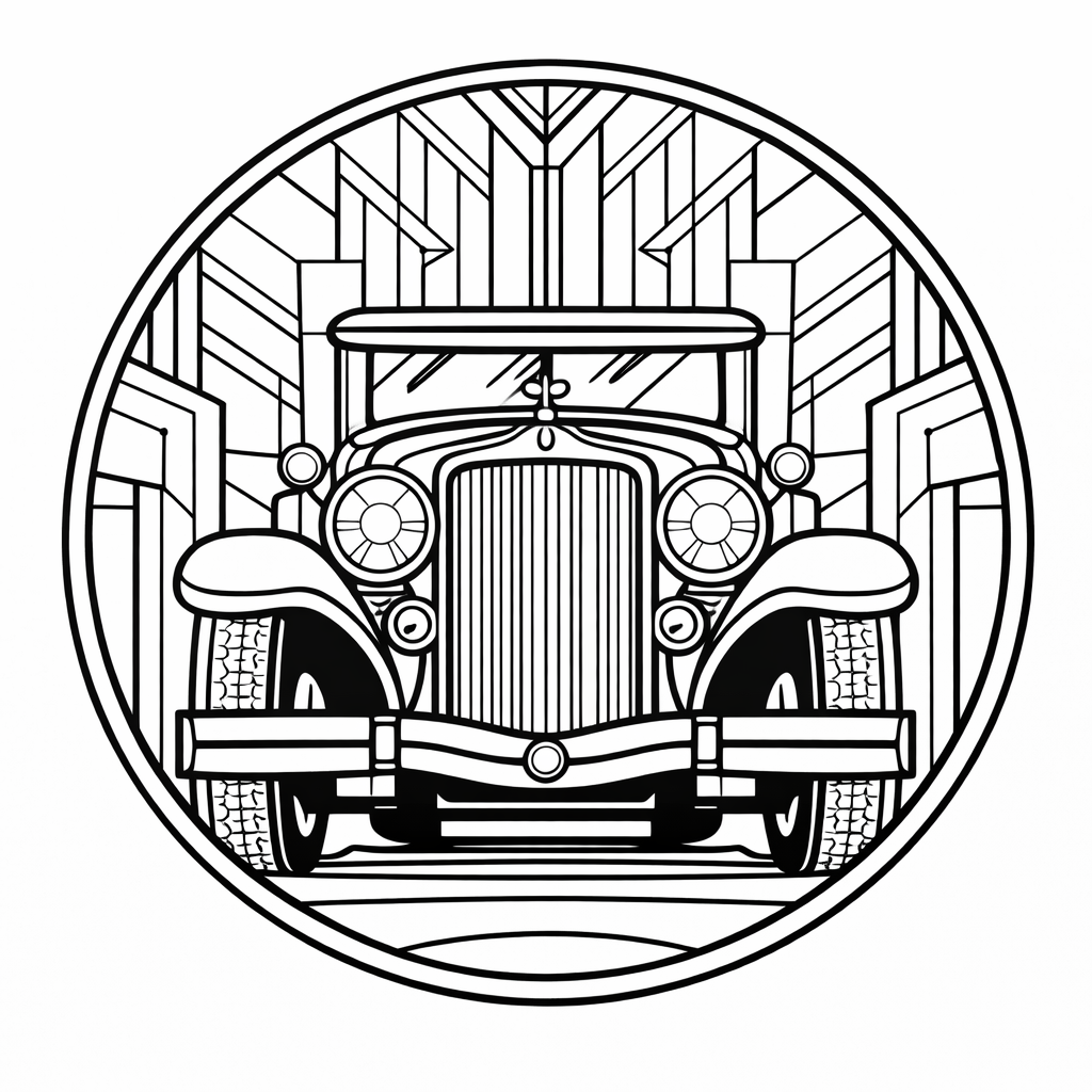 Art Deco Coloring Book