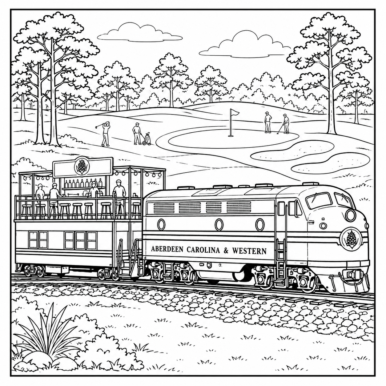 Pinehurst A Coloring Journey - Wholesale (3 copies)