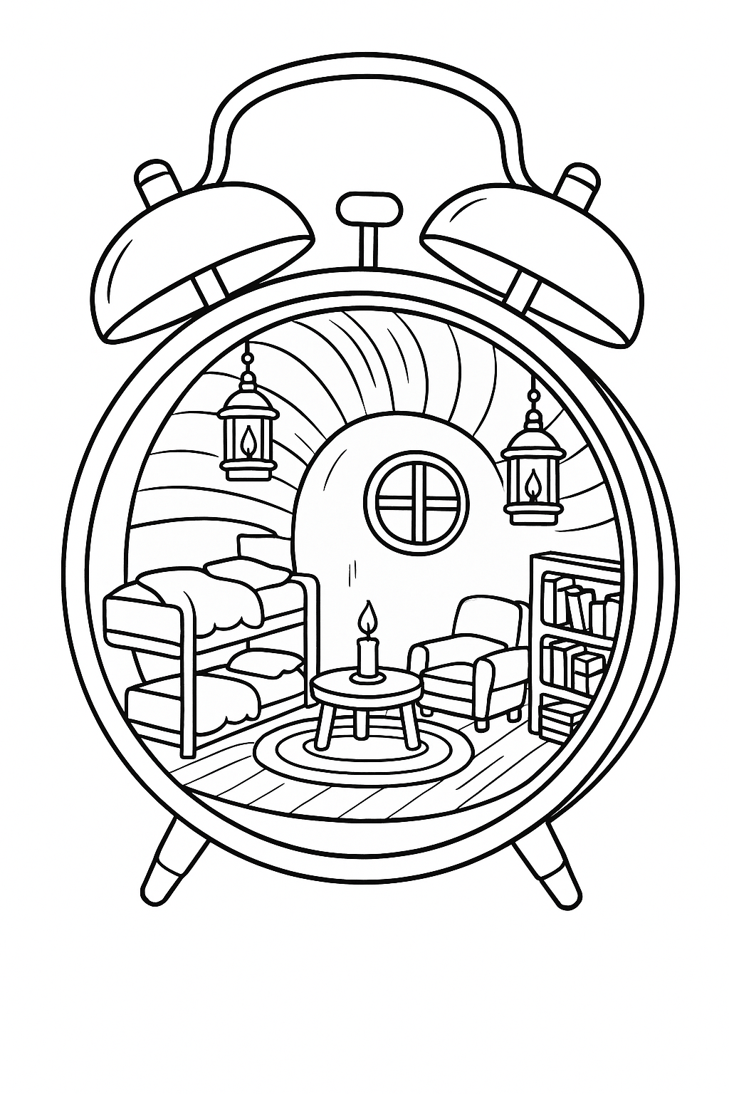 Truly Tiny Houses: A Magical Coloring Book of the Smallest Homes You’ve Ever Seen