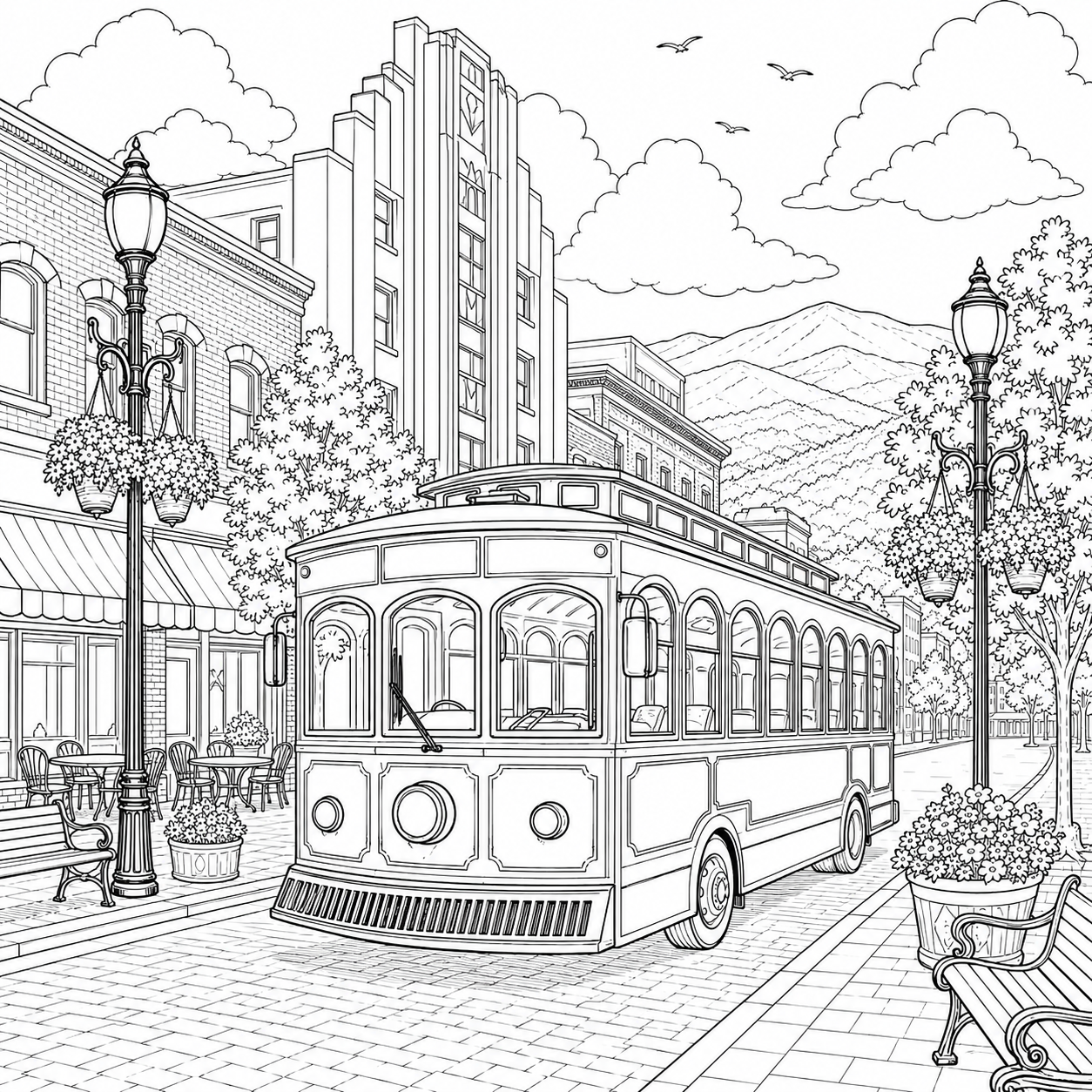 Asheville North Carolina Coloring Book
