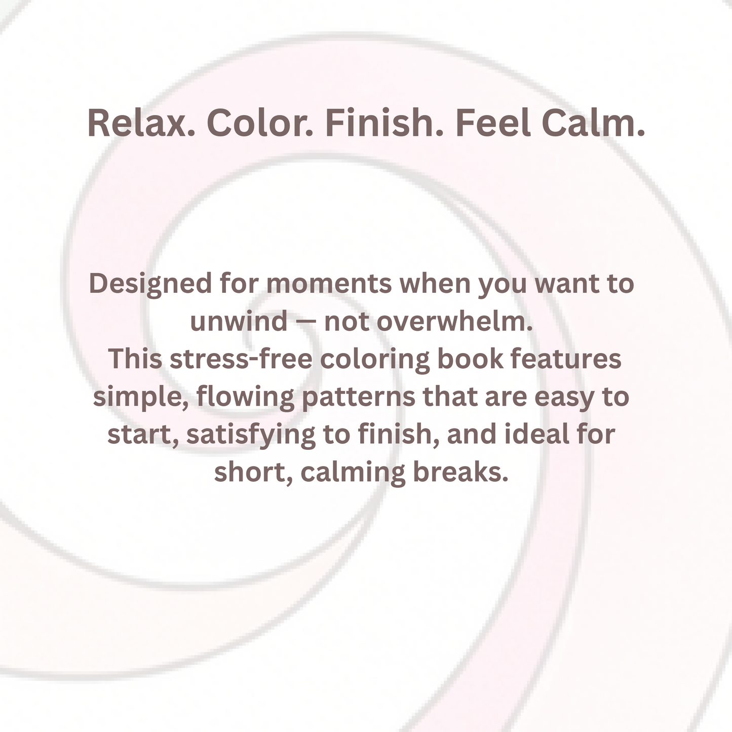 Stress-Free Coloring Book