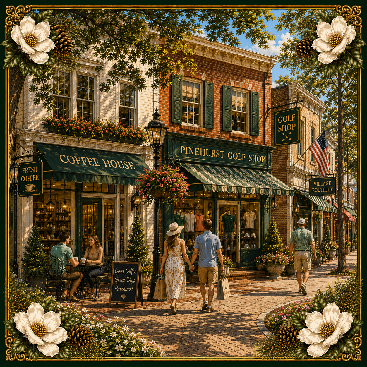 Pinehurst Village Coloring Book