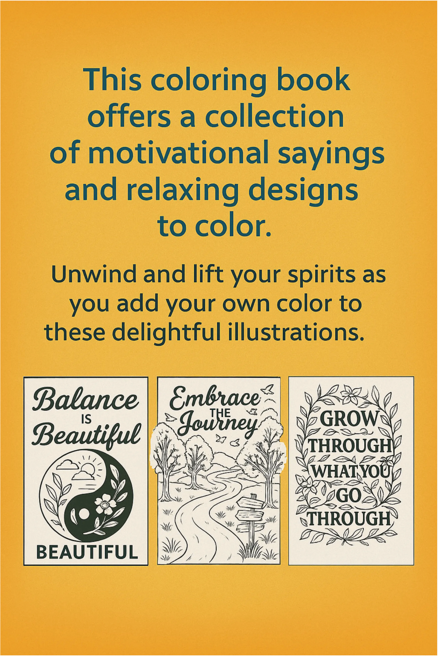 COLORING FOR THE SOUL: Words to Soothe and Inspire
