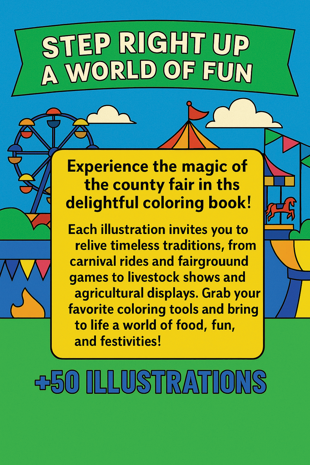 COUNTY FAIR COLORING BOOK