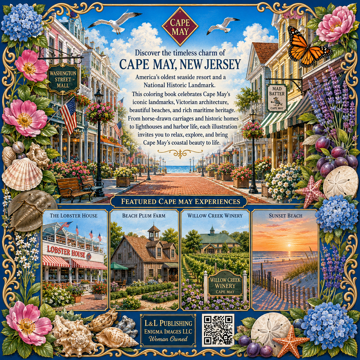CAPE MAY NEW JERSEY COLORING BOOK