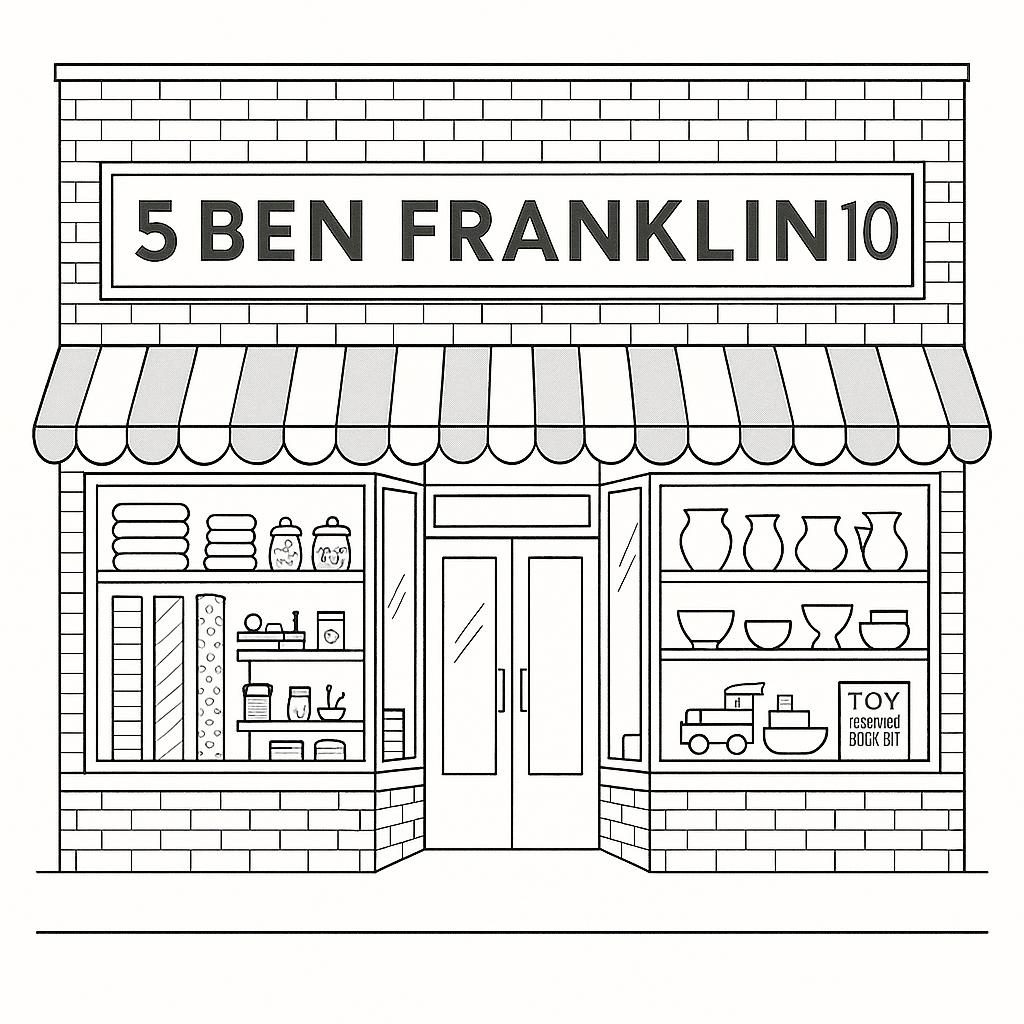Storm Lake Main Street Coloring Book