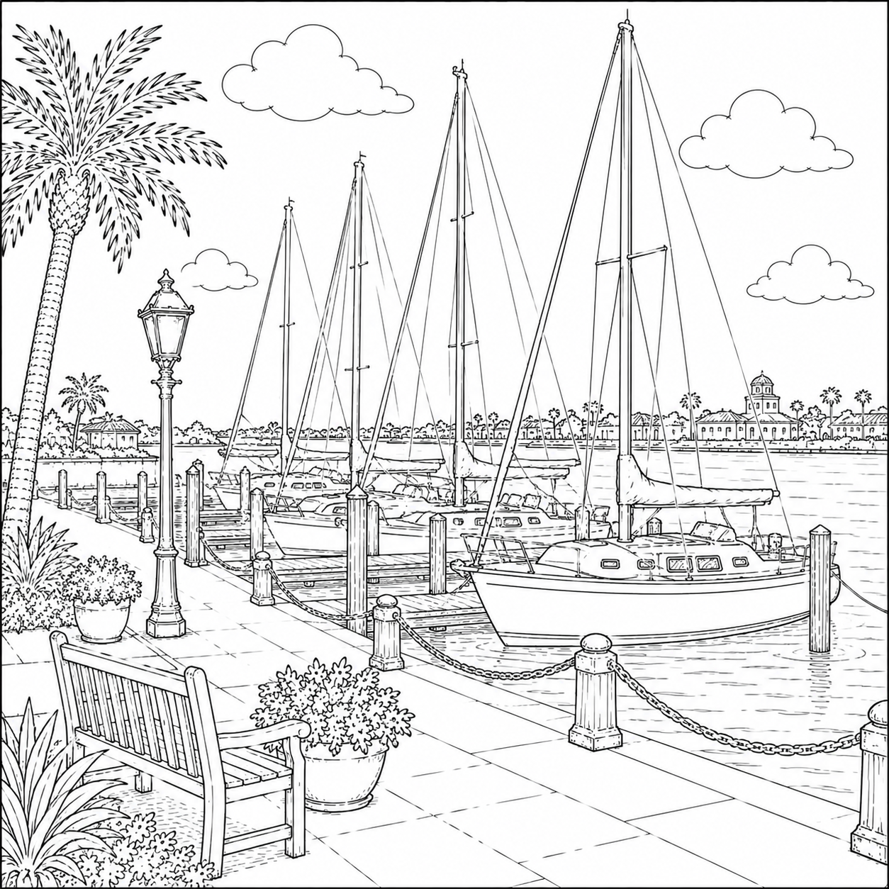 St. Augustine Florida Coloring Book