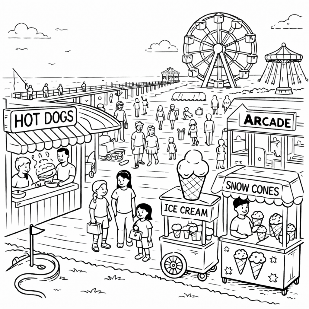 Simpler Times Coloring Book