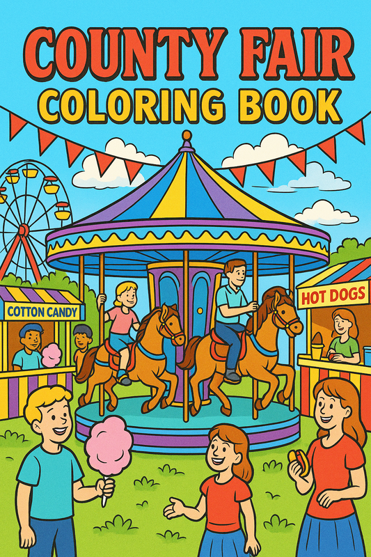 COUNTY FAIR COLORING BOOK