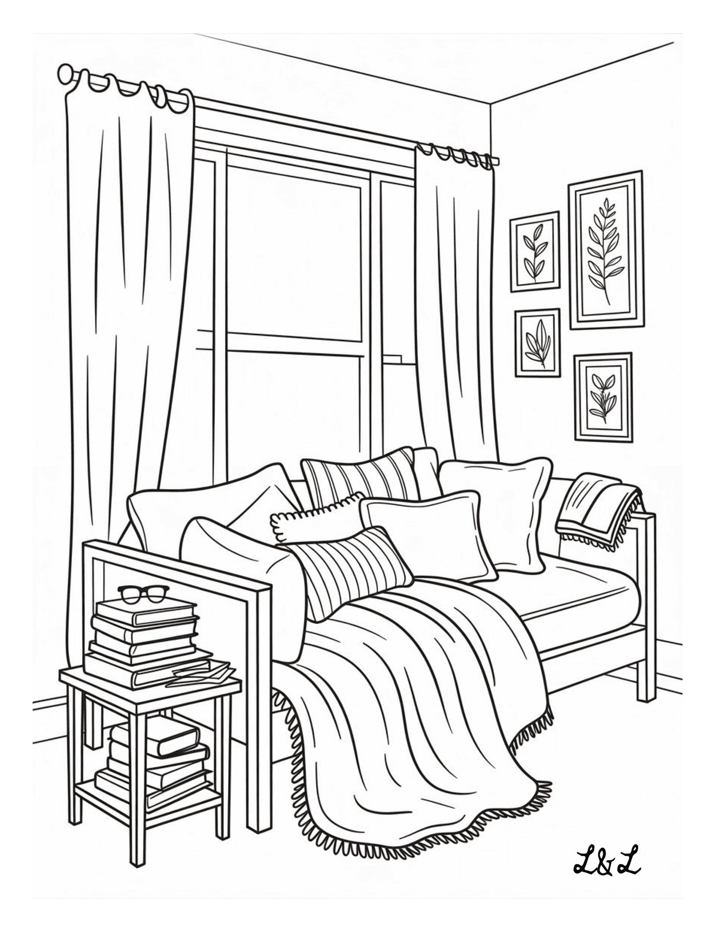 COLOR ME COZY COLORING BOOK: Escape the Everyday, One Cozy Scene at a Time
