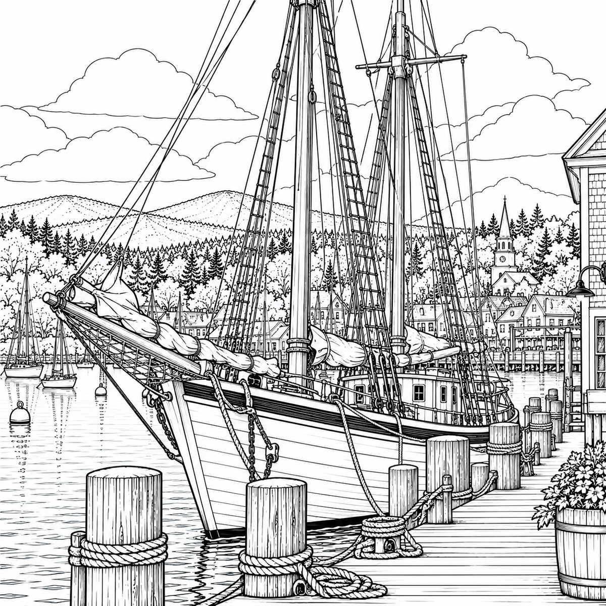 Camden, Maine — Schooners, Harbors &amp; Coastal Charm