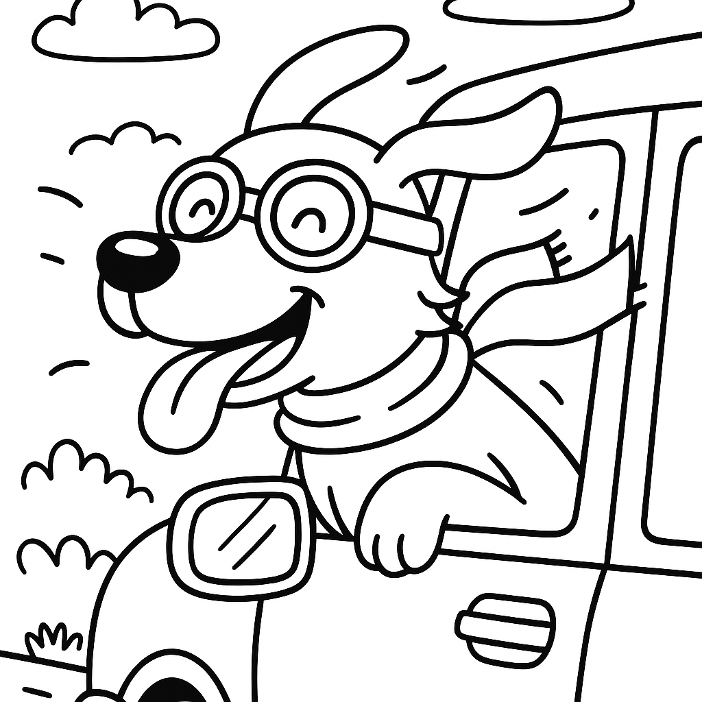 ARE WE THERE YET? A Road Trip Coloring Book for Kids Ages 6–8 (Copy)