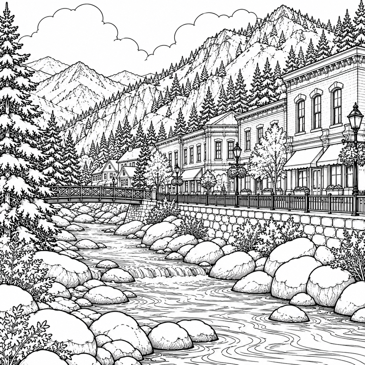 GEORGETOWN, COLORADO COLORING BOOK