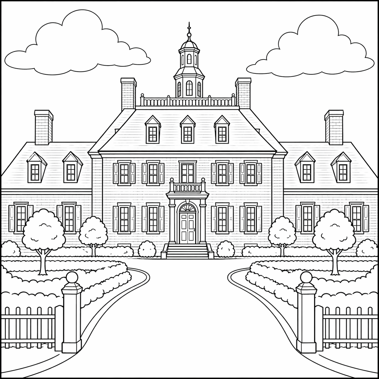 Colonial Williamsburg Coloring Book