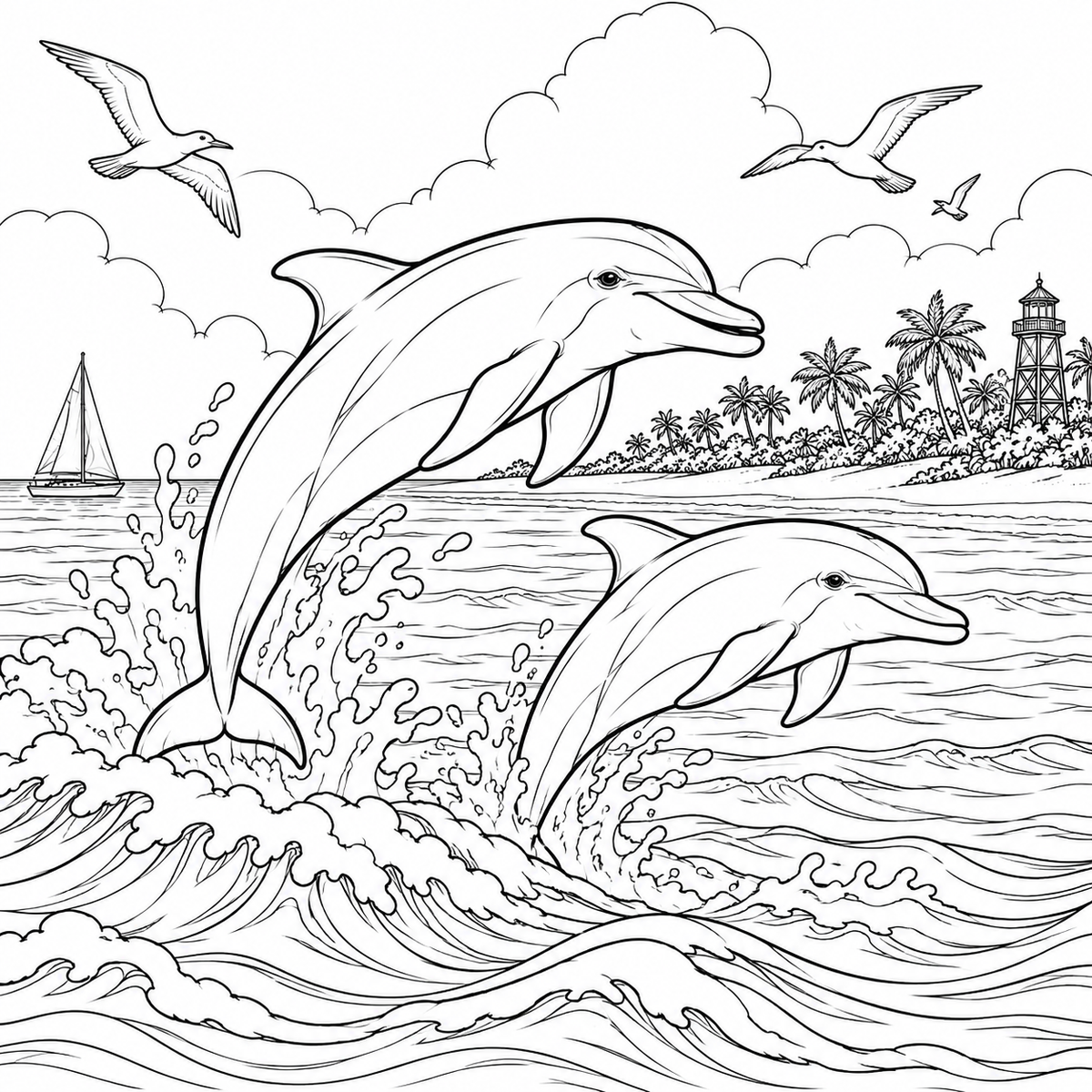 SANIBEL ISLAND, FLORIDA COLORING BOOK