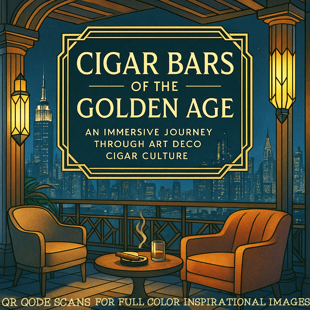 Cigar Bars of the Golden Age: An Immersive Journey Through Art Deco Cigar Culture
