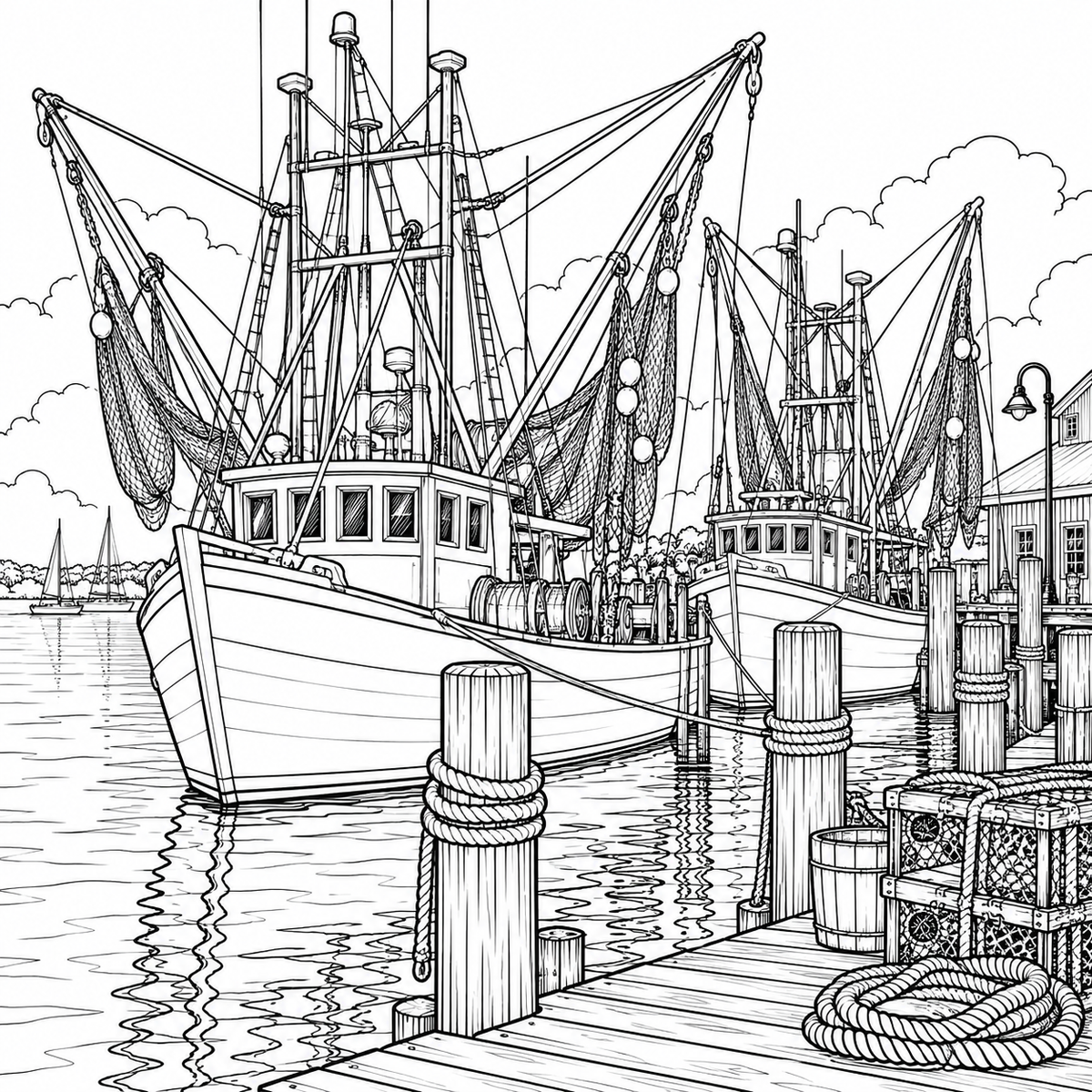 FERNANDINA BEACH FLORIDA COLORING BOOK