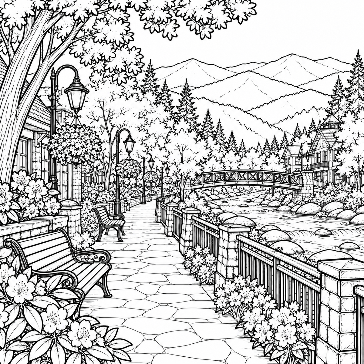 GATLINBURG TENNESSEE COLORING BOOK