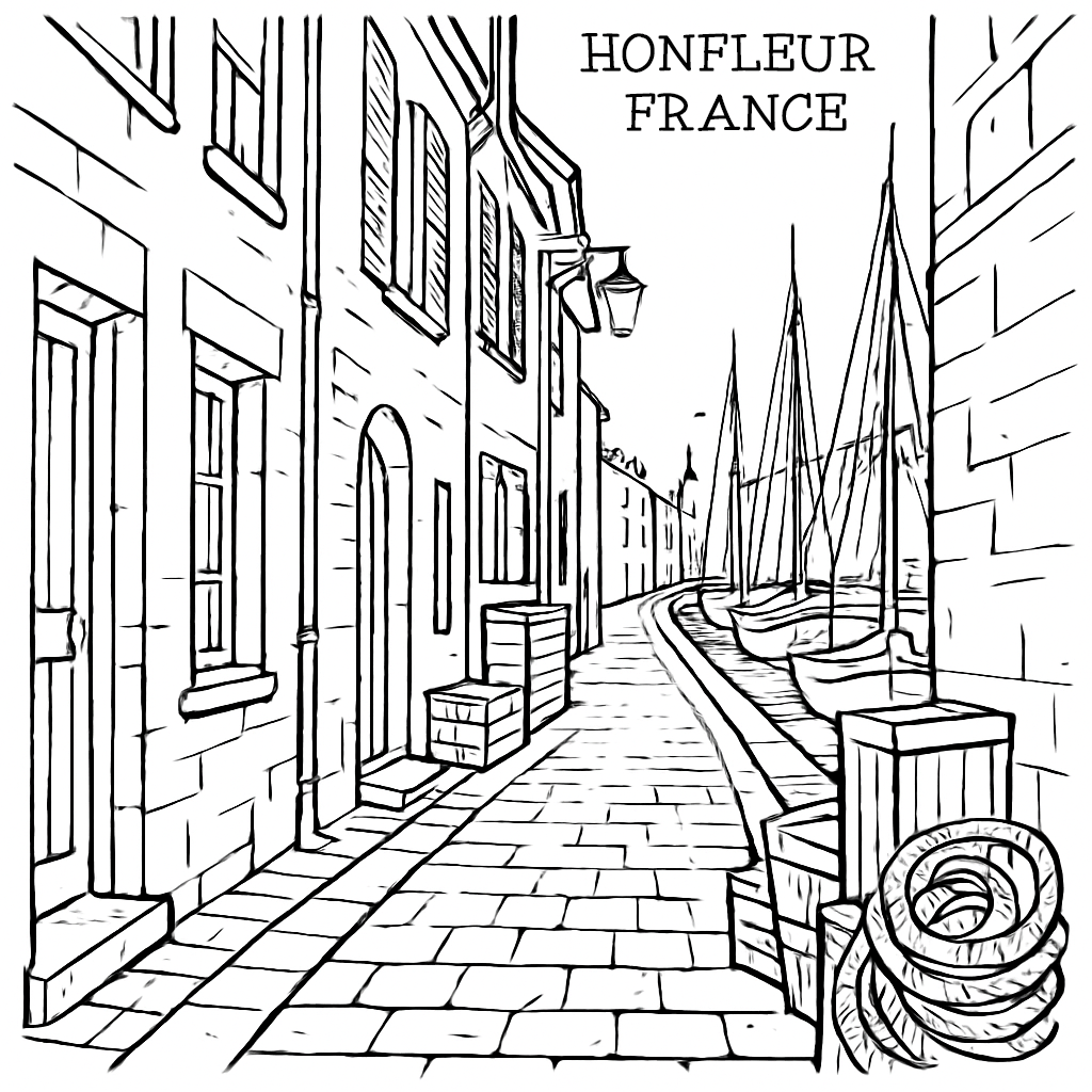 Marketplaces and Village Streets of the World: A Global Coloring Journey