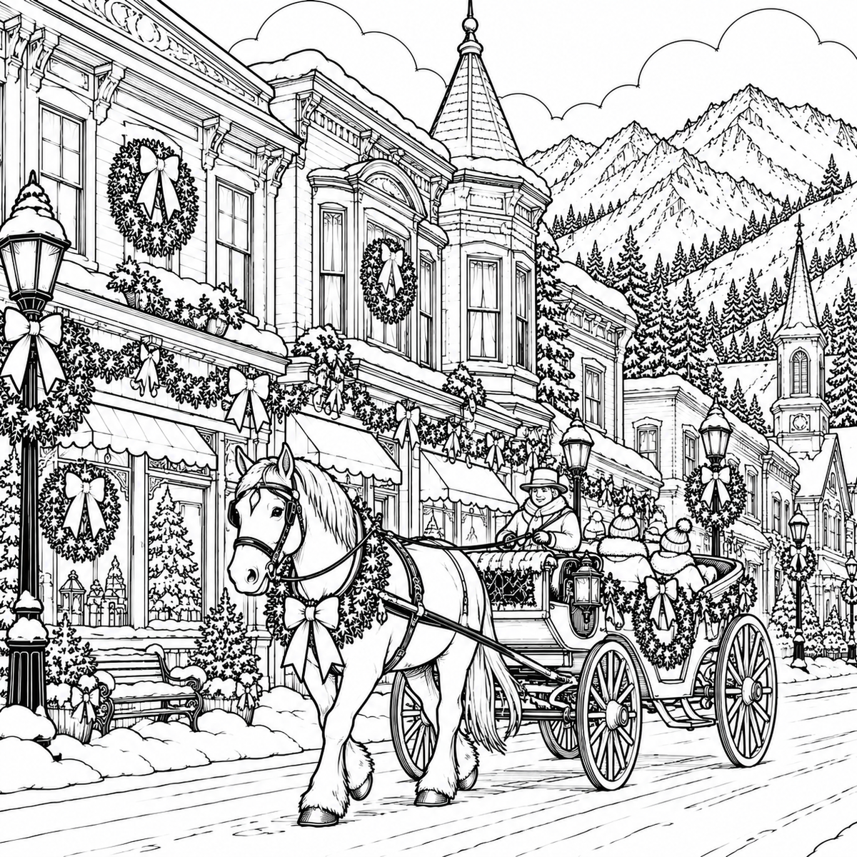 GEORGETOWN, COLORADO COLORING BOOK