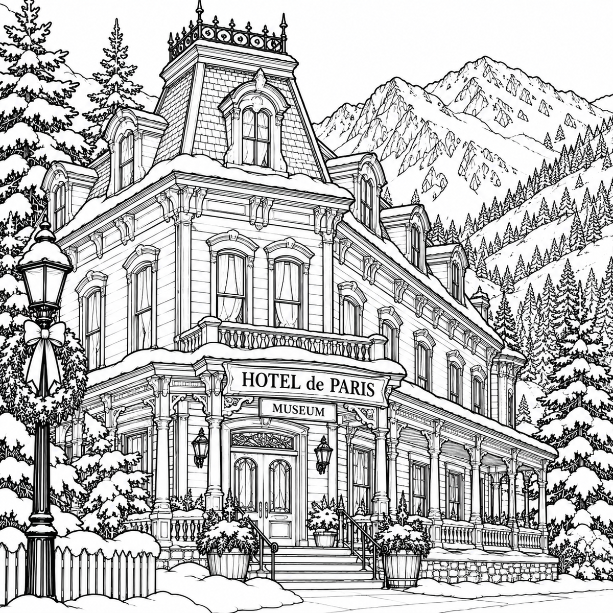 GEORGETOWN, COLORADO COLORING BOOK