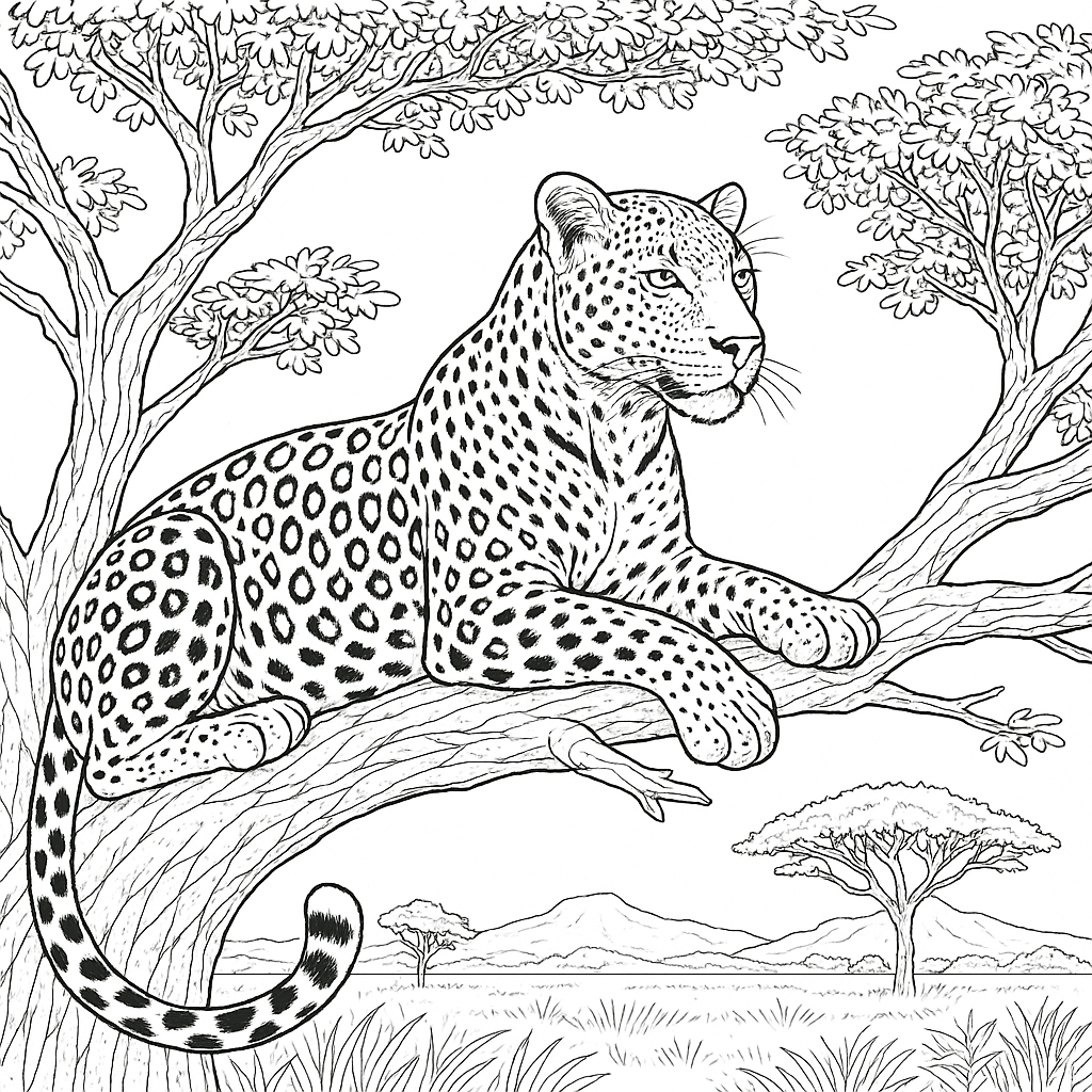 Oh Africa!: A Beautiful Wildlife Coloring Journey