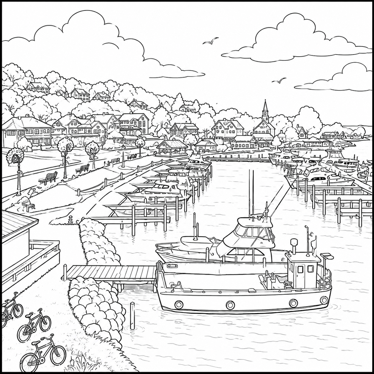 Mackinac Island Coloring Book