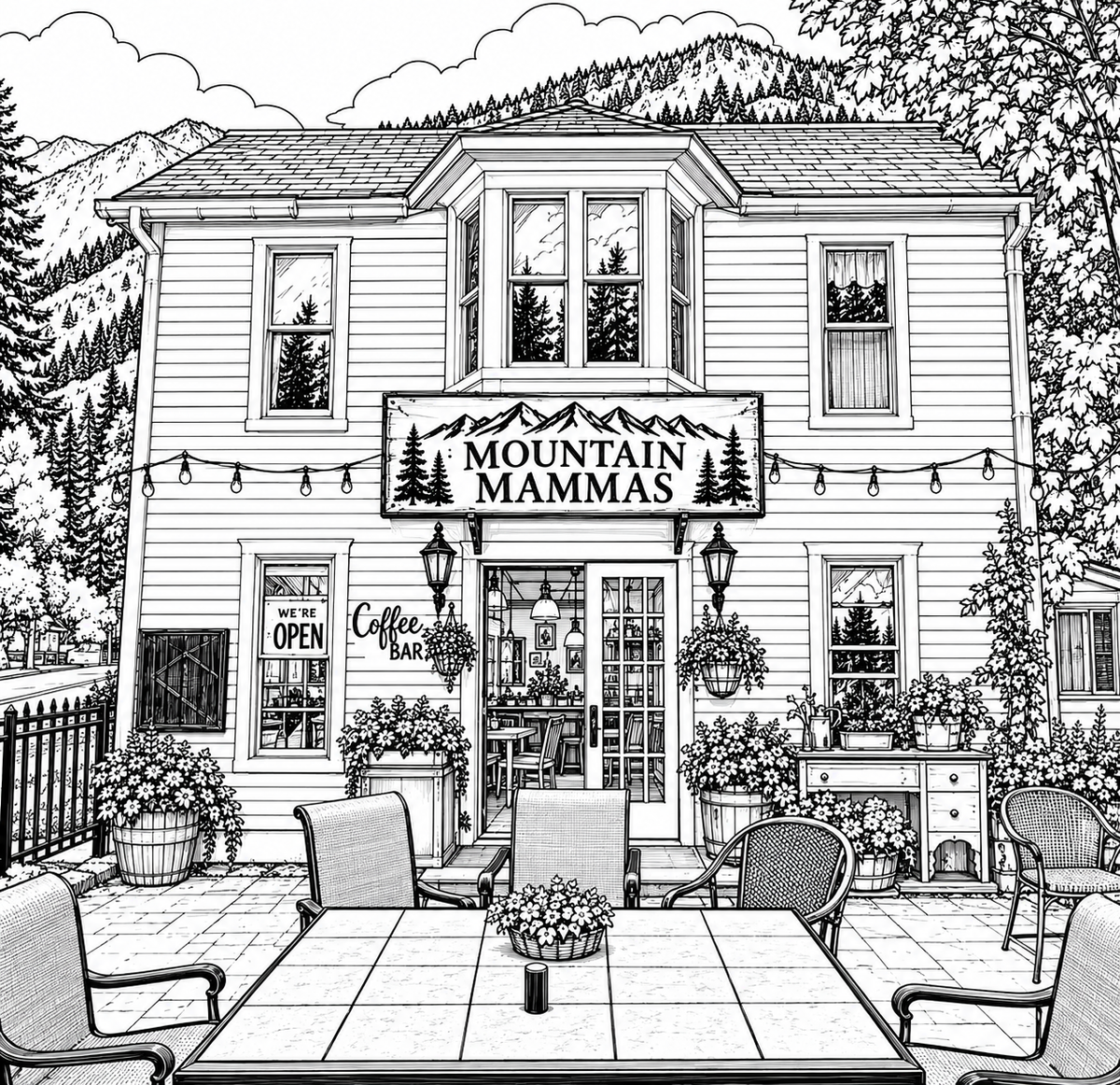 GEORGETOWN, COLORADO COLORING BOOK