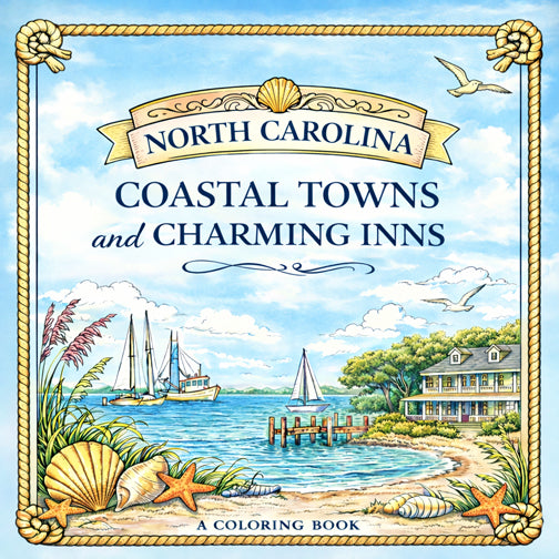 Coastal Carolina Coloring Book – Wholesale (12 Pack)