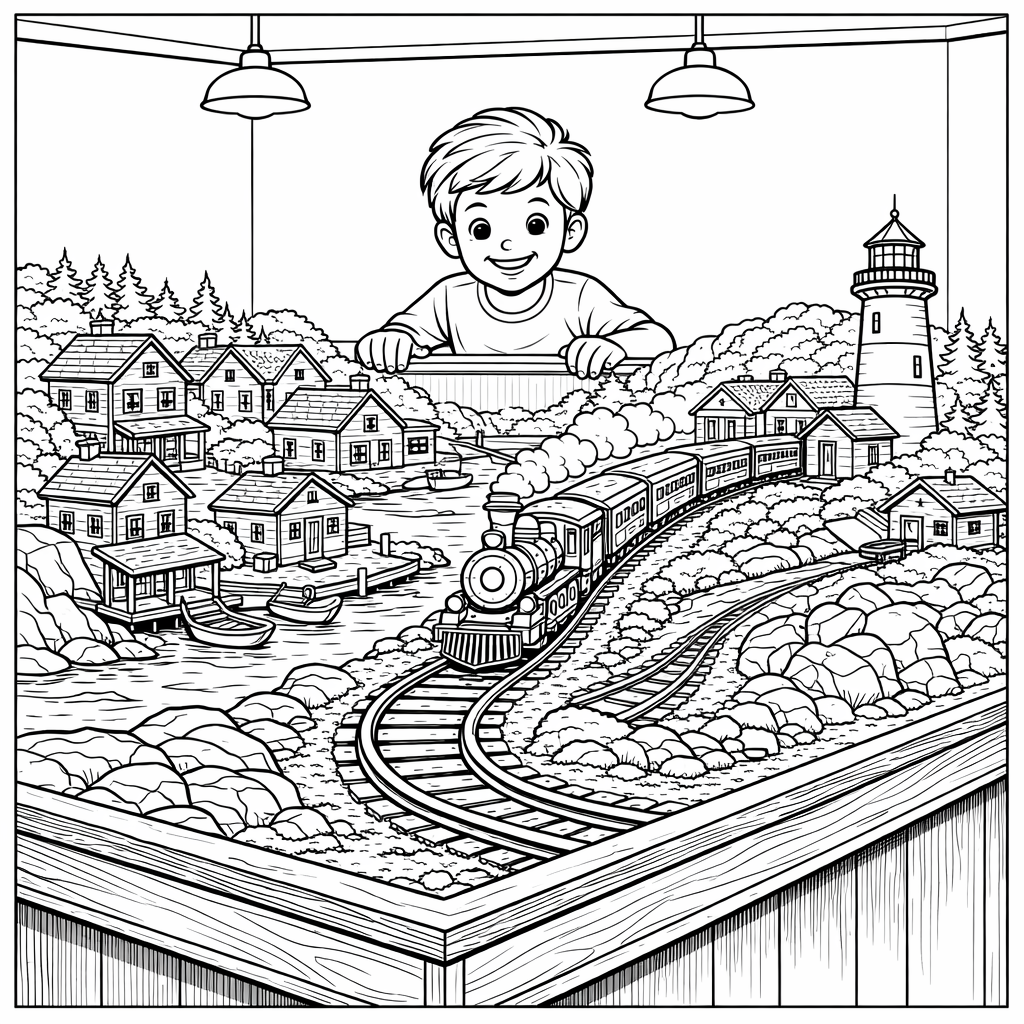 Model Trains and Scenic Layouts