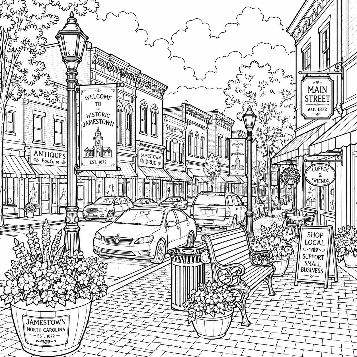 Jamestown: Small-Town Charm to Color