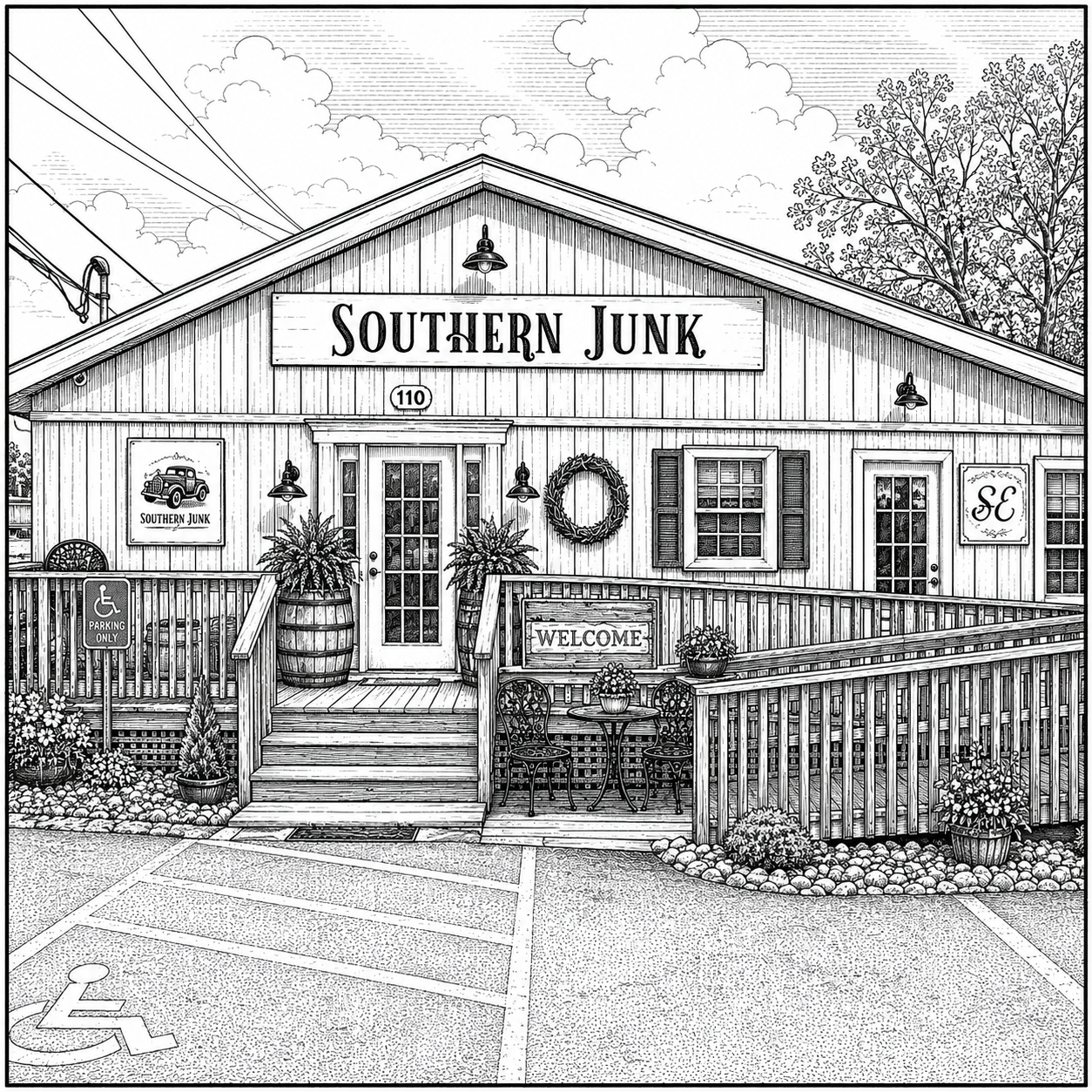 Jamestown: Small-Town Charm to Color - 12 copies